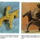 Click para ampliar. Exvotos de jinetes ibéricos